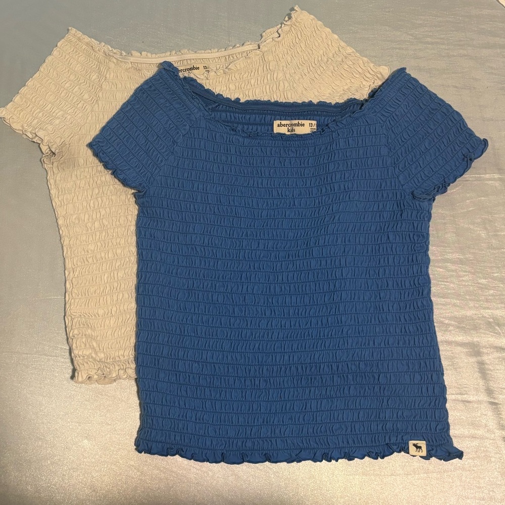 2 ABERCROMBIE & FITCH kids short sleeve tops